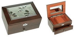 Шкатулка ювелирная " MORETTO" 2-х ярусна (39854)