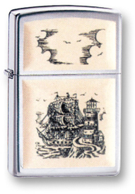 Зажигалка Zippo "SHIP SCRIMSHAW (359)