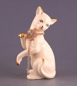 Фигурка "Кошка с цепочкой" (456-916)