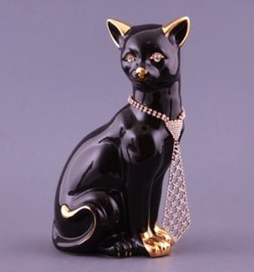 Фигурка "Кошка с галстуком" (456-901) 