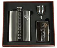 Подарочный набор VIRON: фляжка 8oz, портсигар, воронка (45333) 