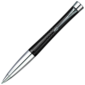 Ручка шариковая "Urban Premium Ebony Metal Chiselled ", M, синий стержень (S0911500) 
