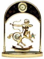 Фигурка декоративная - знак зодиака с часами "Стрелец" 14см (67332) 