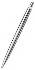 Ручка шариковая "Parker Jotter Stainless Steel CT", M, синий стержень (S0705560) 