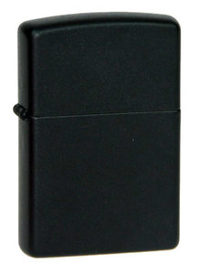 Зажигалка Zippo "PLAIN BLACK MATTE (218)