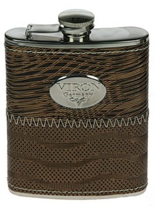 Фляжка подарочная "VIRON" 8oz (45331) 